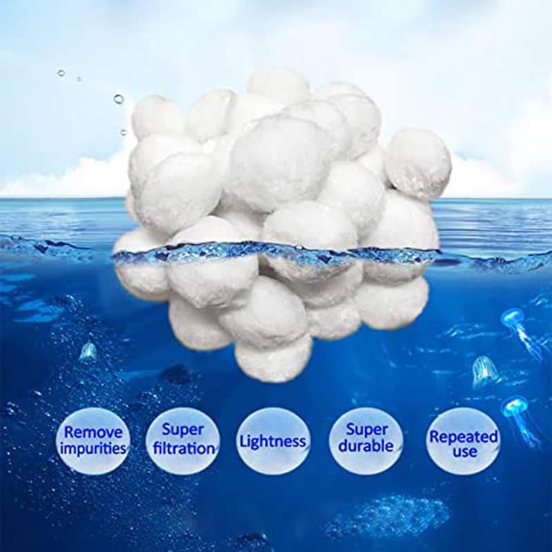 Aquarium Filter Ball Swimming Pool Aquarium Filter Ball Fiber Ball Filter Material Fish Tank Nitrifying Hair Ball Filler