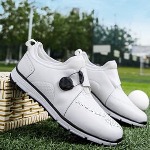 New Cross-Border Golf Shoes for Couples Professional Golf Training Shoes with Twist Dial for Men and Women