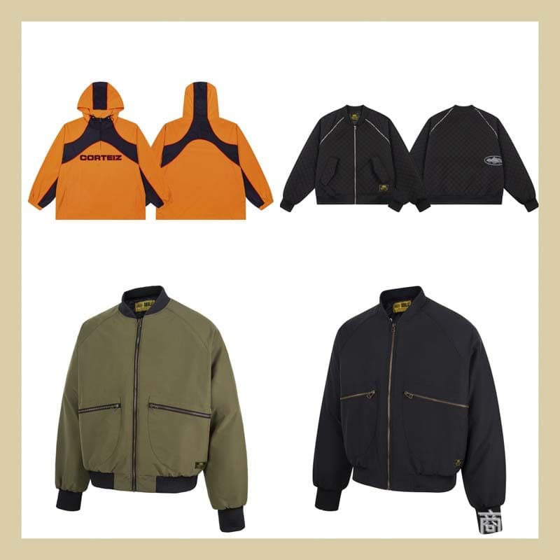 New trendy brand 2026 spring and autumn CORT Alcatraz decorated flight jackets for men and women couples baseball uniform jackets on behalf of
