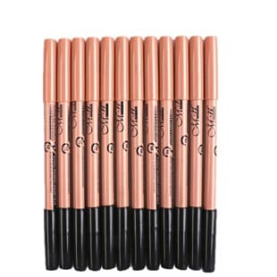 MENOW Dual-Ended Black Smudge-Proof Eyeliner Pencil Eyebrow Pencil + Concealer Pen Under-Eye Concealer Eyebrow Pencil