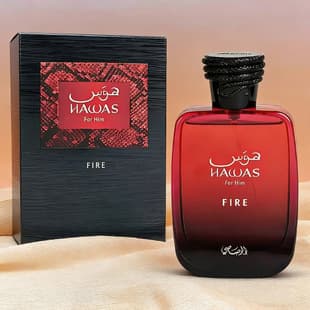 Cross-border High Quality RASASI Hawas Fire Eau De Parfum Men's Arabian Perfume