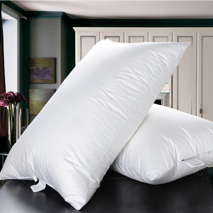 Five-Star Hotel Down Pillow White Duck Feather Goose Feather Pillow Core Soft Pillow Single Health Care