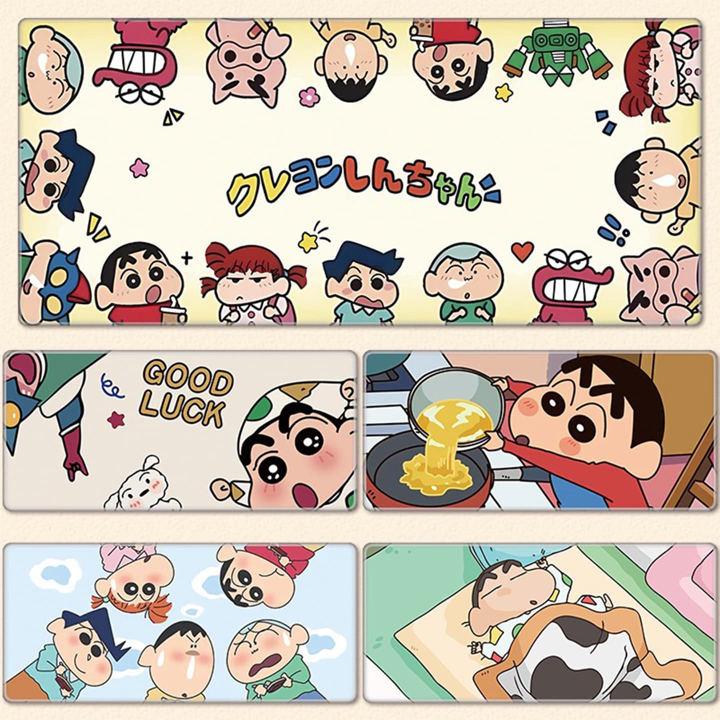 Popular Crayon Shin-chan Mouse Pad for Computer, Office, Notebook, Keyboard, Tablet Pad Wholesale