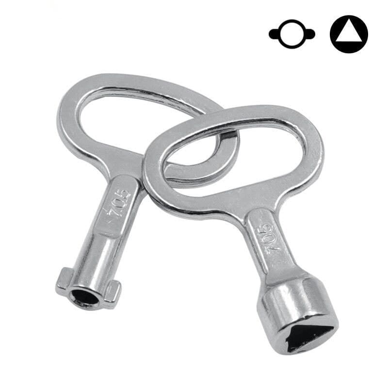Hot Sale Distribution Box Valve Key Wrench, Universal Power Cabinet Key, MS705 Triangle Slotted Key