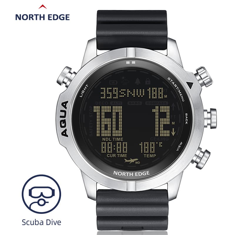 Outdoor sports multifunctional waterproof smart waterproof watch altitude pressure compass temperature diving computer watch