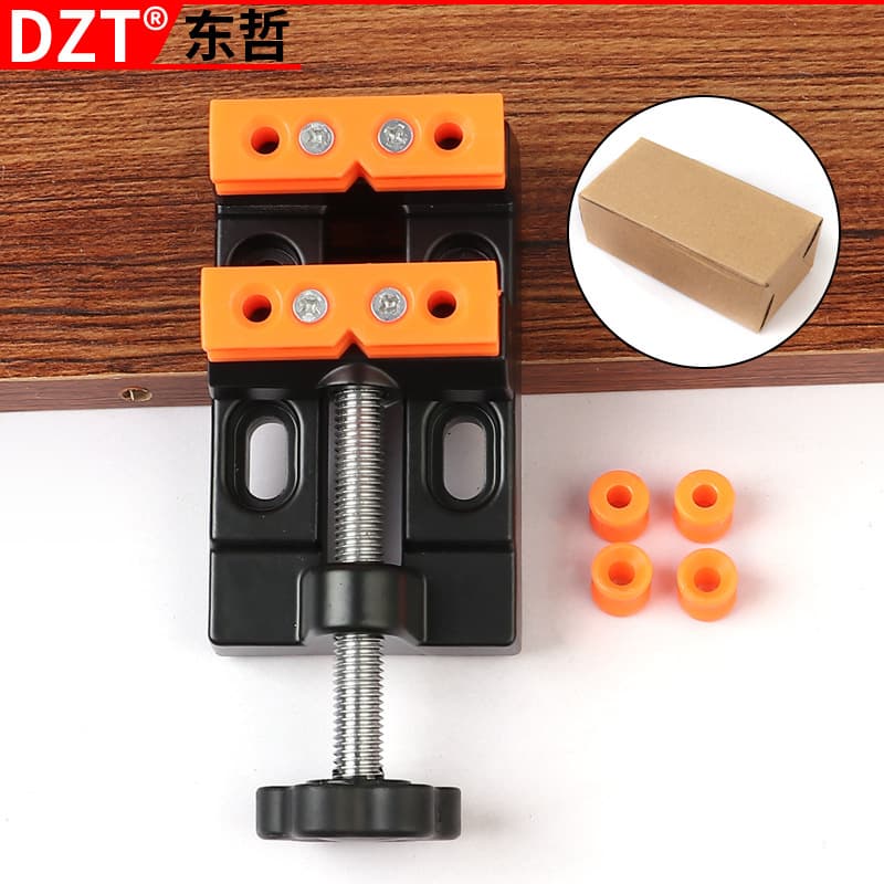 Mini flat-jaw vise bench vise fixing clamp aluminum alloy small bench vise