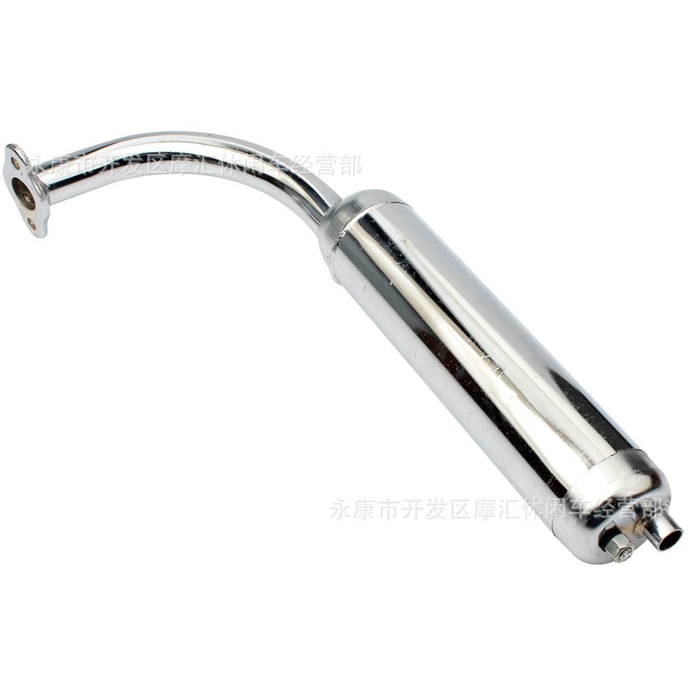 Mini Bike Parts 2-Stroke Engine 49CC 60CC 80CC Exhaust Pipe Muffler Silencer Iron Pipe