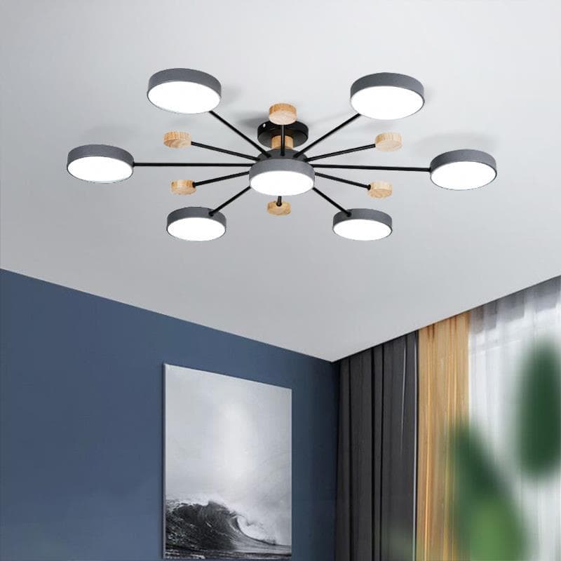 Cross-border Nordic Macaron LED Ceiling Light Simple Study Restaurant Lighting Hotel Guest Room Ceiling Pendant Light
