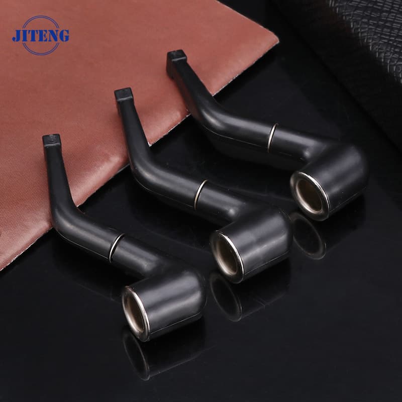 Miniature cigarette holder, small plastic pipe mouthpiece, black iron pot tobacco pouch, men's cigarette bowl, exclusively for men.