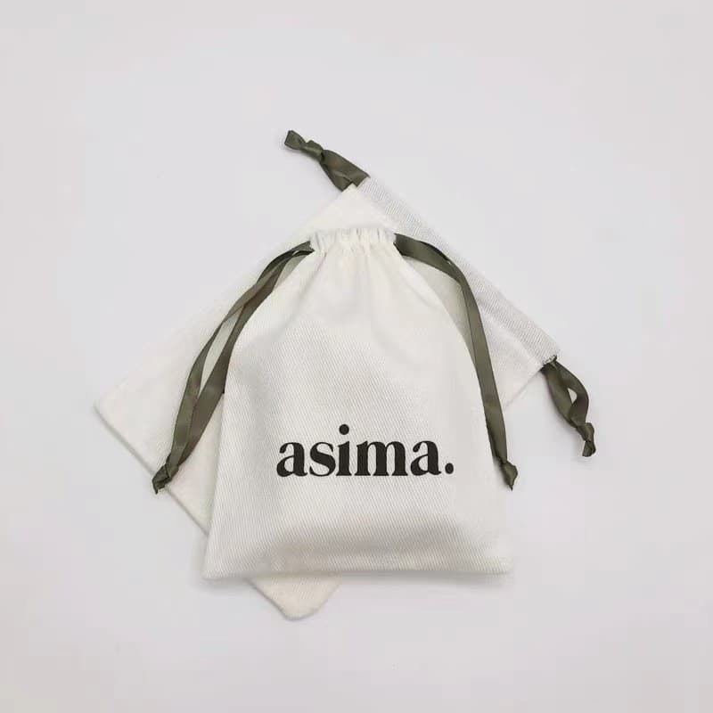 New herringbone twill canvas drawstring bags, custom packaging for Bluetooth earphones, perfume samples, gold and silver jewelry, medals.