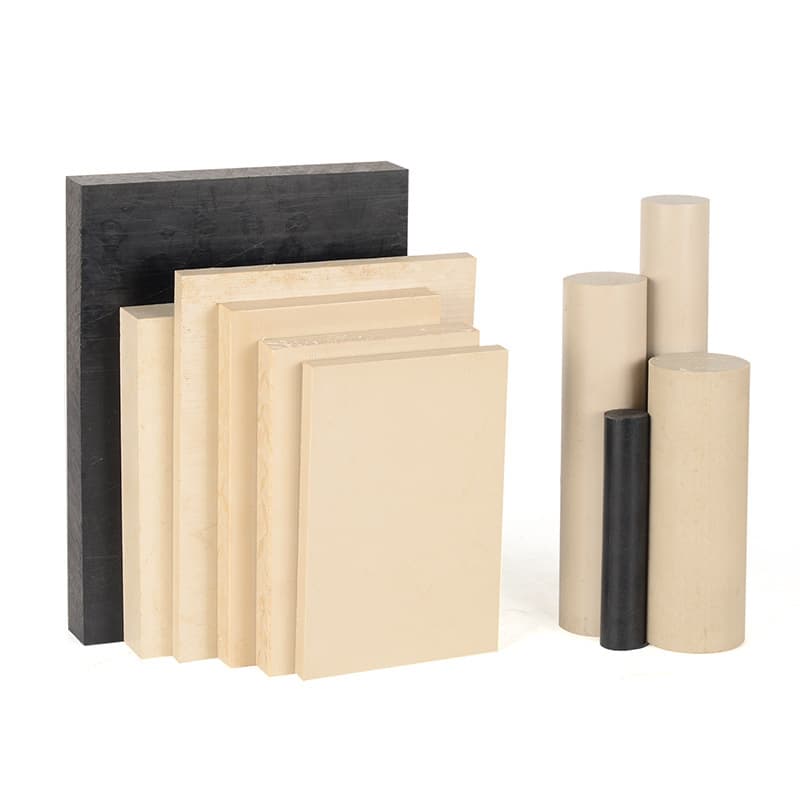 Natural color PEEK board high-temperature resistant sheets round bars polyetheretherketone anti-static reinforced black board processing recycled.