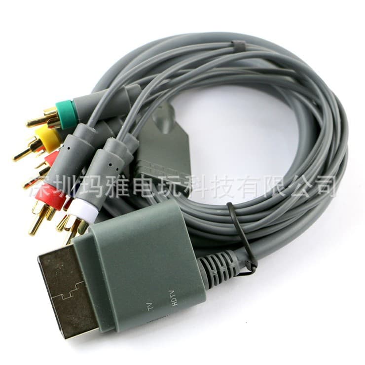 Compatible XBOX360 Component AV Cable XBOX360 TV Video Cable HD Cable