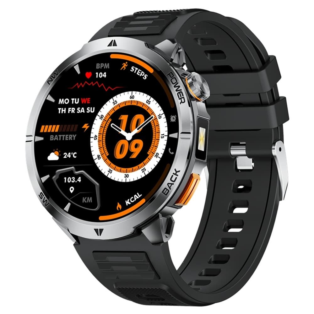 MT68 Smart Watch Bluetooth Call Blood Oxygen Heart Rate Sleep Health Monitoring Flashlight Long Battery Life Sports Watch