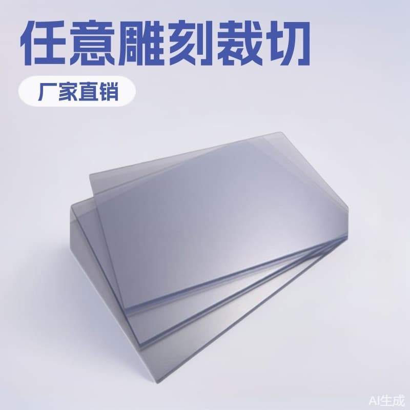 Factory Direct Supply PET 3.0mm Transparent Sheet, PET 1.5mm Sheet, Customizable Carving and Cutting PET 1.0
