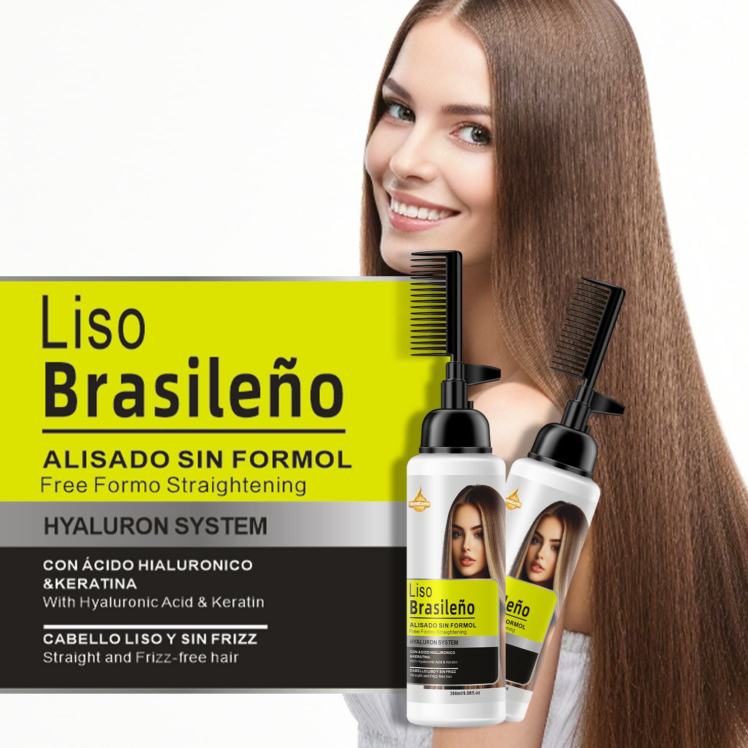 2026 Cross-border Hair Straightening Cream, Non-damaging Softener for Women, Smoothing and Straightening Cream, Long-lasting Home Styling