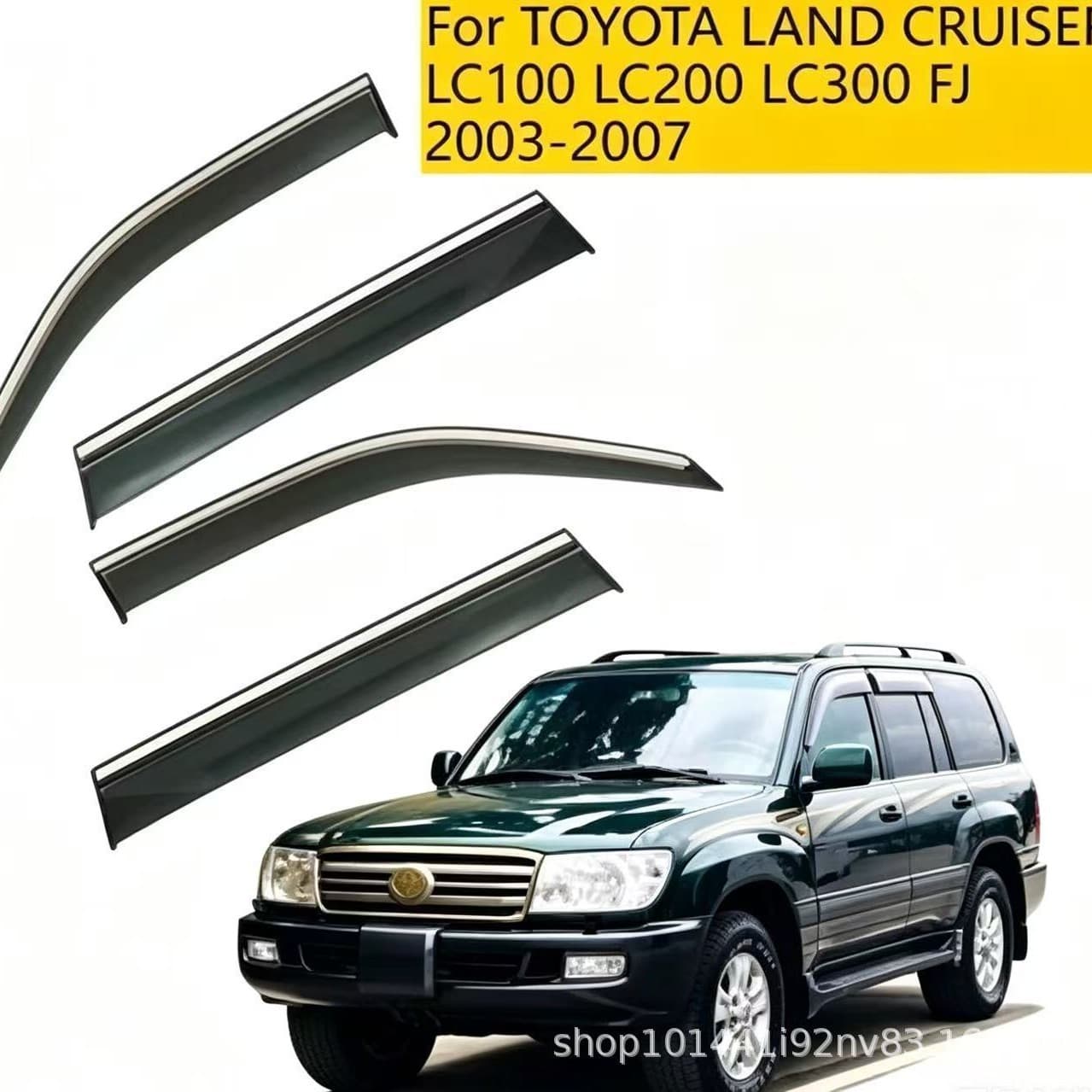 020304050607 Old Model 4700 LC100 Rain Guard Land Cruiser 4500 Door Rain Shield Rain Visor Modification