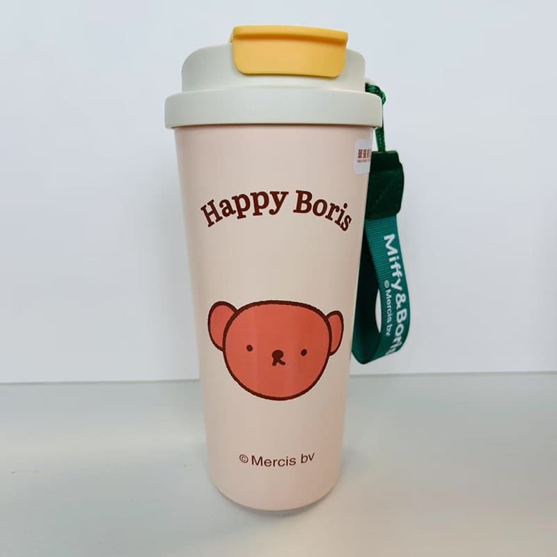 Miffy/Miffy goddess style 700ml handle type stainless steel thermal coffee cup