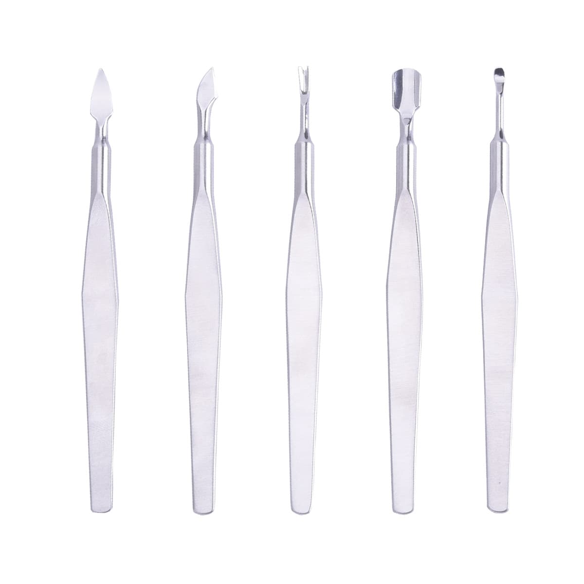 Japanese-style unit steel push portable dead skin fork stainless steel manicure set cross-border finger hangnail repair powder and hardening