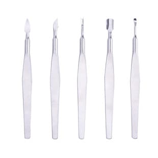 Japanese Style Steel Push Portable Cuticle Fork Stainless Steel Manicure Set Cross-border Nail Hangnail Remover Powder Tool Hardened