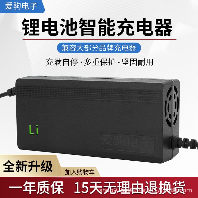 Electric Vehicle Designated Driver Ternary Lithium Iron Battery Charger 12V 24V 36V 48V 60V 72V Current 2A 3A 9A 54.6V