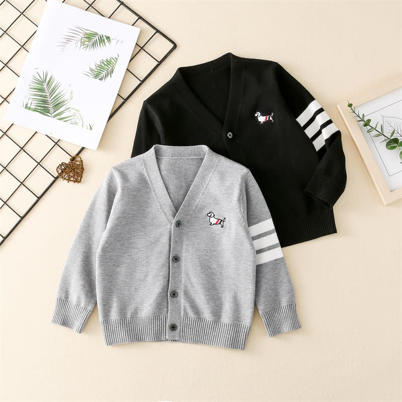 2025 Spring Children's Knit Cardigan, New Spring Boys' and Girls' Sweater, In Stock, Drop Shipping