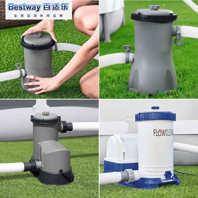 Bestway Large Pool Accessories Filter Cartridge Replacement for Frame Pool Filter Pump