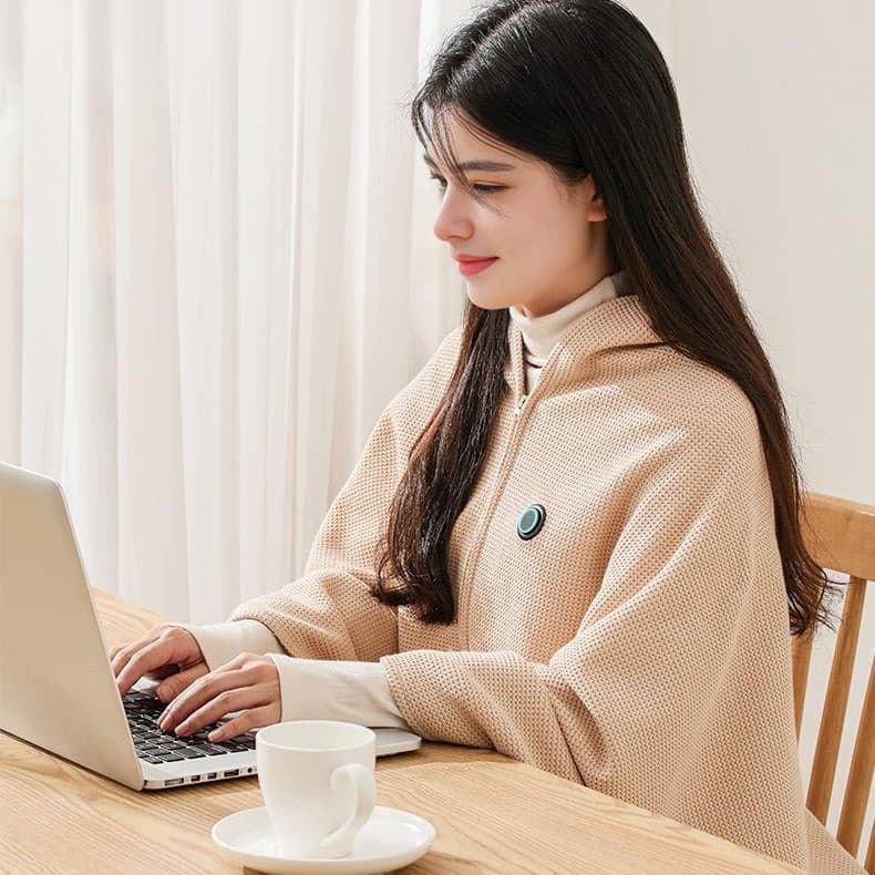 Cross-Border New Wearable Electric Blanket, USB Washable Lap Wrap with Temperature Control