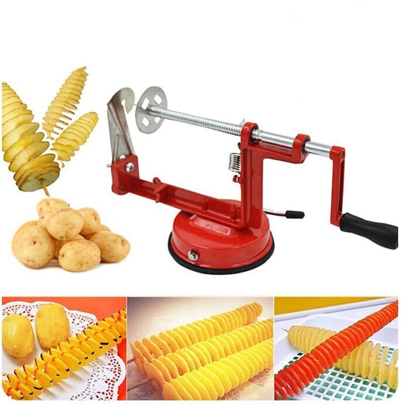 PLUS Spiral Potato Slicer Stretch Tornado Potato Tower Machine Slicing Kitchen Tools and Supplies Wholesale