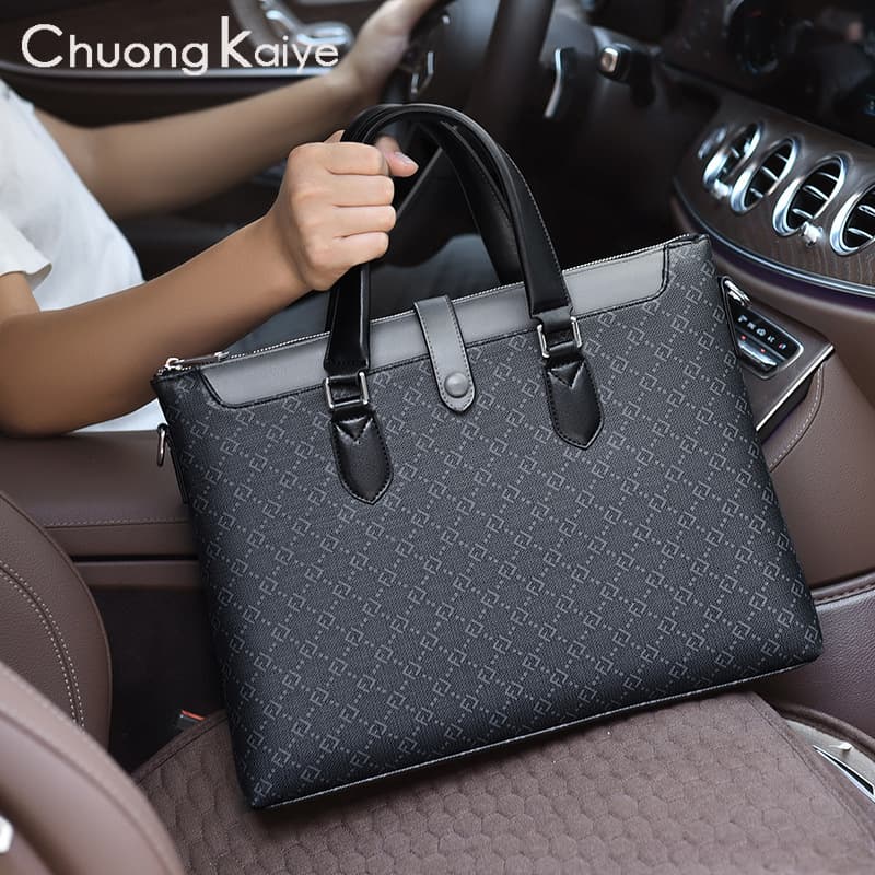 Manufacturer wholesale men's business handbags men's briefcases computer documents crossbody bags men's laptop bags