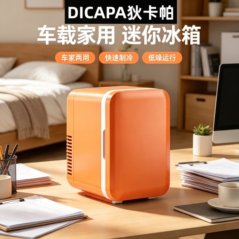 Dekapa 5L Semiconductor Beauty Refrigerator Glossy Small Skin Care Refrigerator Chejia Dual-purpose Cosmetics