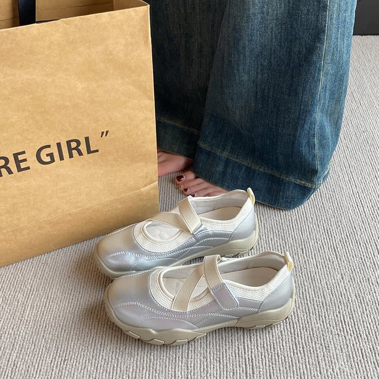 Ballet-Style Sneakers 2026 Spring/Summer New Lightweight Versatile Round-Toe Casual Shoes Fashionable Student Niche German Training Shoes