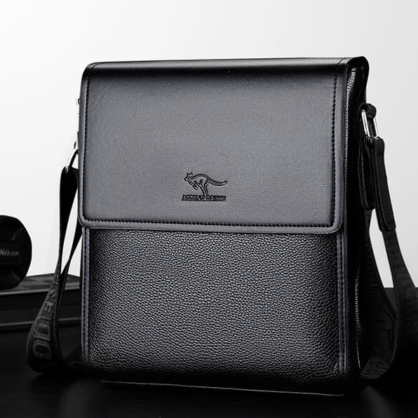 Cross-border business men's bag shoulder bag men's bag business crossbody briefcase casual men's backpack belt automatic buckle