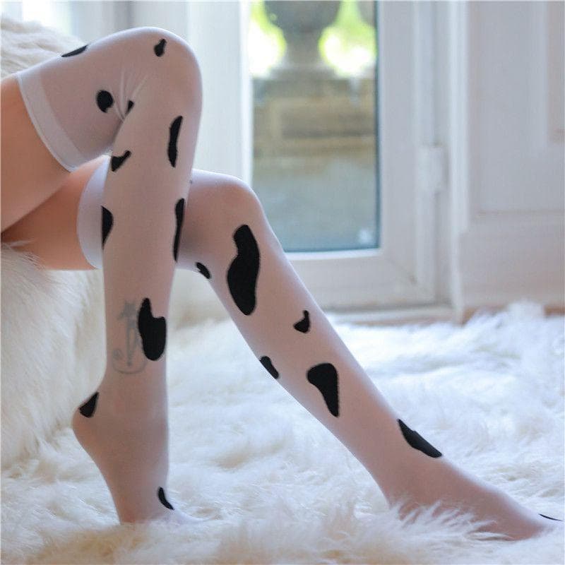 Adult Street Solid Silicone Doll Inflatable Doll Small Size Stockings Lace Thigh High Socks Adult Lingerie Socks