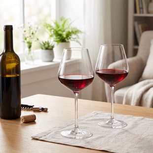 Luxury High-End Large Belly Burgundy Red Wine Glass Set Commercial Crystal Glass Goblet Bar Wine Glass