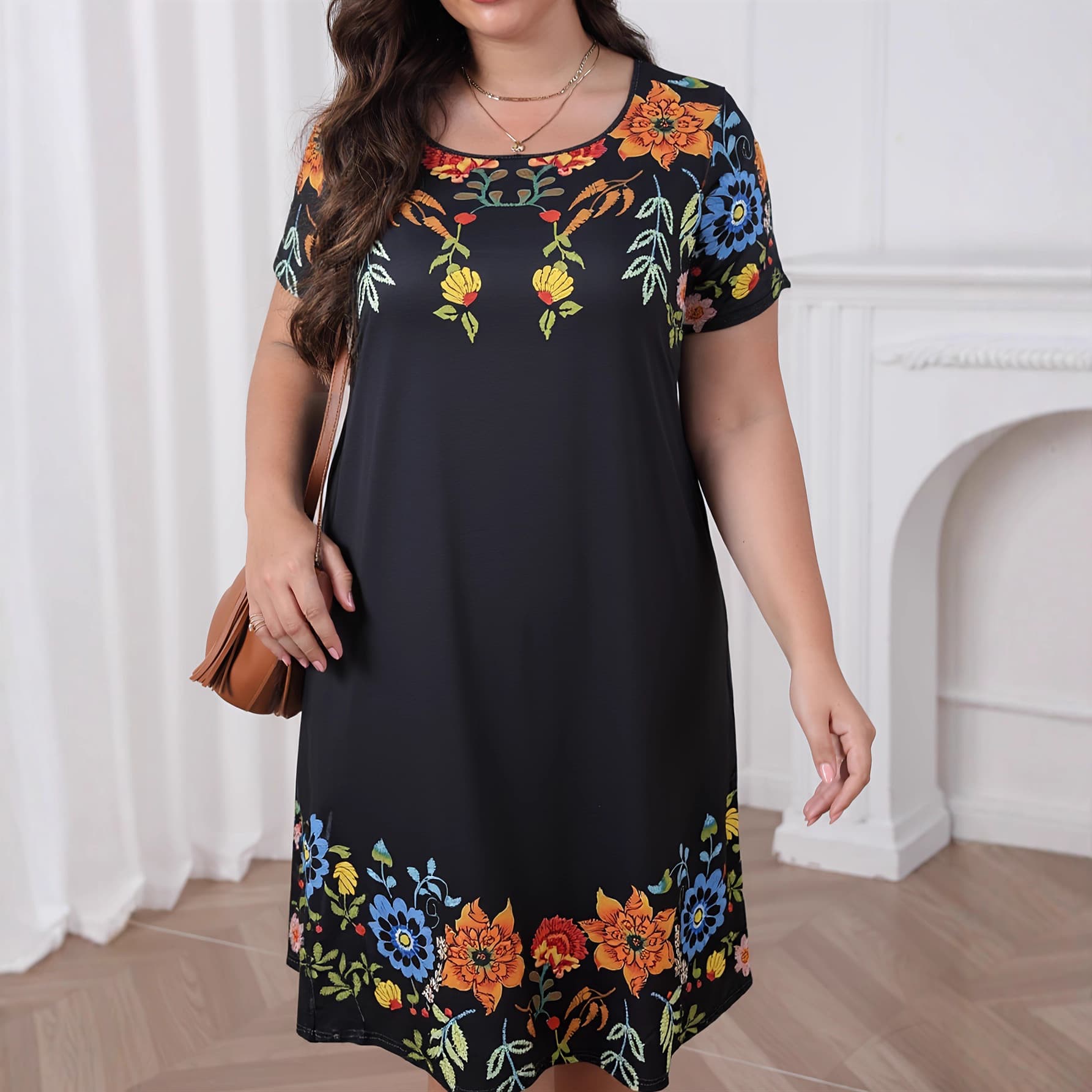 Cross-border Special Loose Plus Size Women's Tops for US and EU Markets