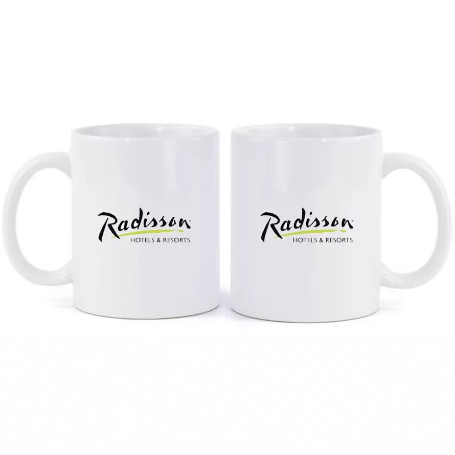 Manufacturer customized heat transfer ceramic mark 11oz customized photo Log water cup cross-border special creative double color cup