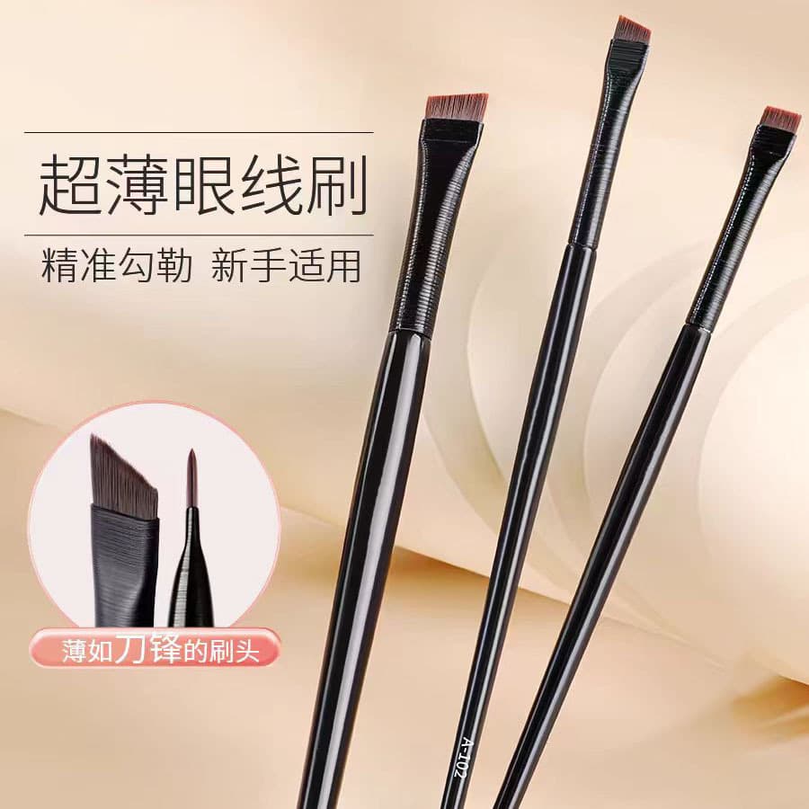 Wang Feifei Blade Eyeliner Brush A102 Flat Head Angled Eyebrow Brush Eye Silkworm Eyebrow Powder Concealer Makeup Brush