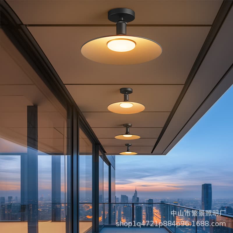 Outdoor Waterproof Ceiling Light, Porch Light, Industrial Style Doorway Light, Balcony Ceiling Light, New Minimalist Courtyard Light