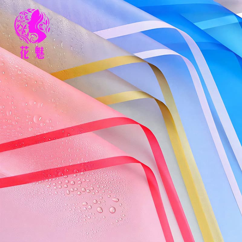 Matte Edge Paper Flower Wrapping Paper, Semi-Transparent Waterproof, Valentine's Day Bouquet Material, Gift Wrapping, Wholesale