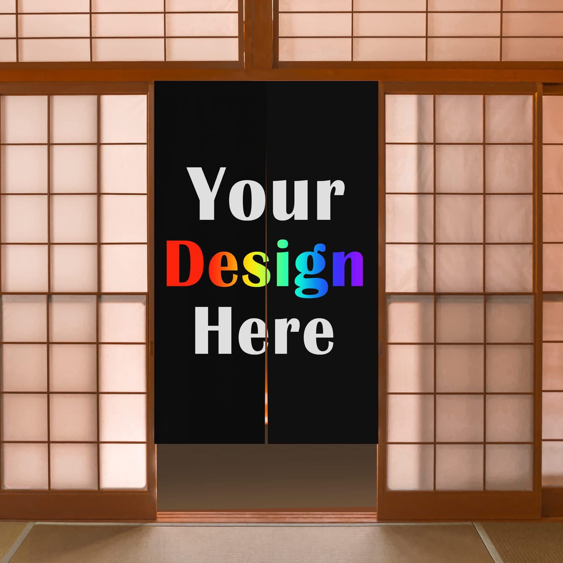 Customized door curtains, bedroom partition curtains, kitchen half curtains, feng shui curtains, decorative windshield curtains, cross-border