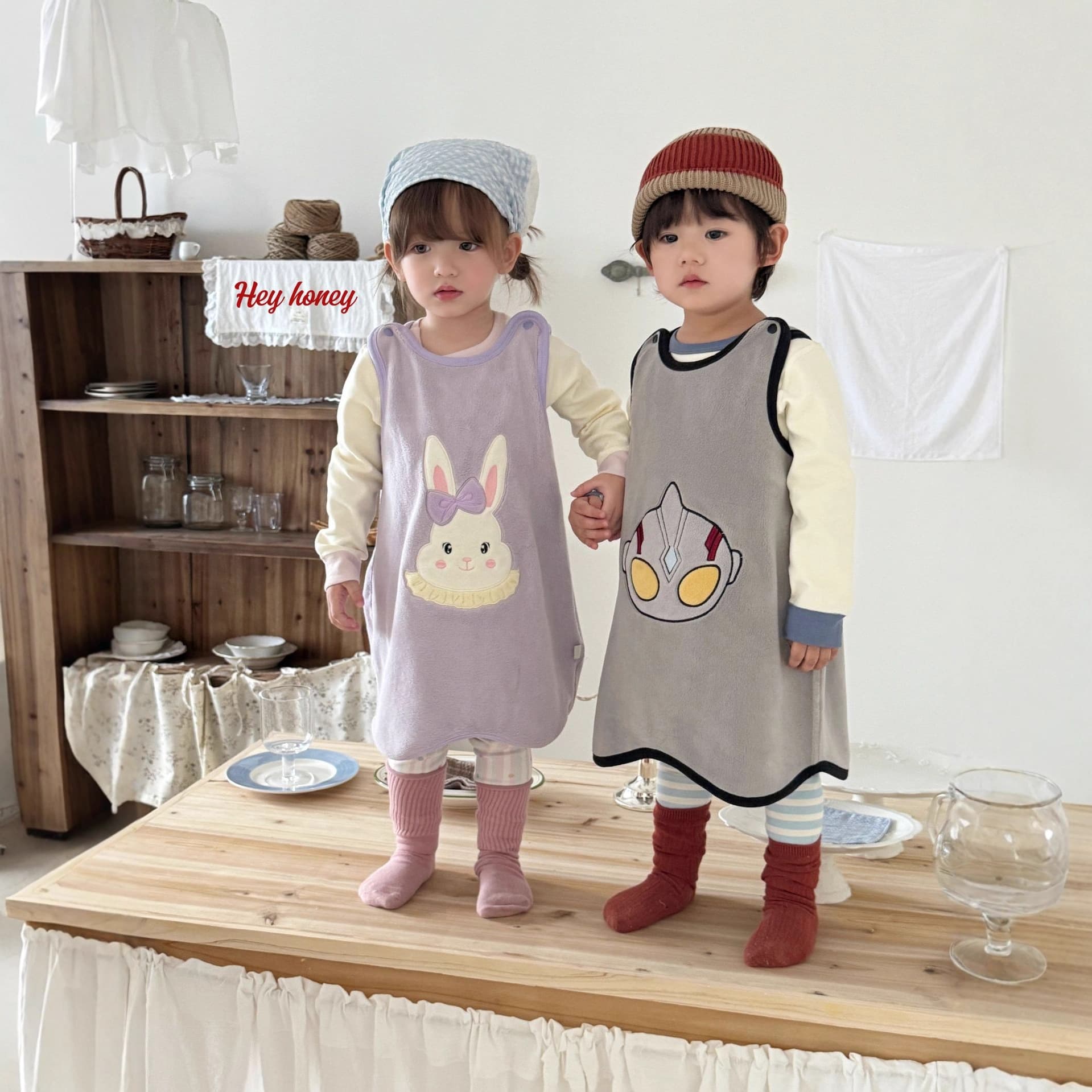 Size Roll 2024 Autumn/Winter New Kids Sleeveless Sleeping Bag Baby Vest-Style Sleep Sack One-Piece Loungewear