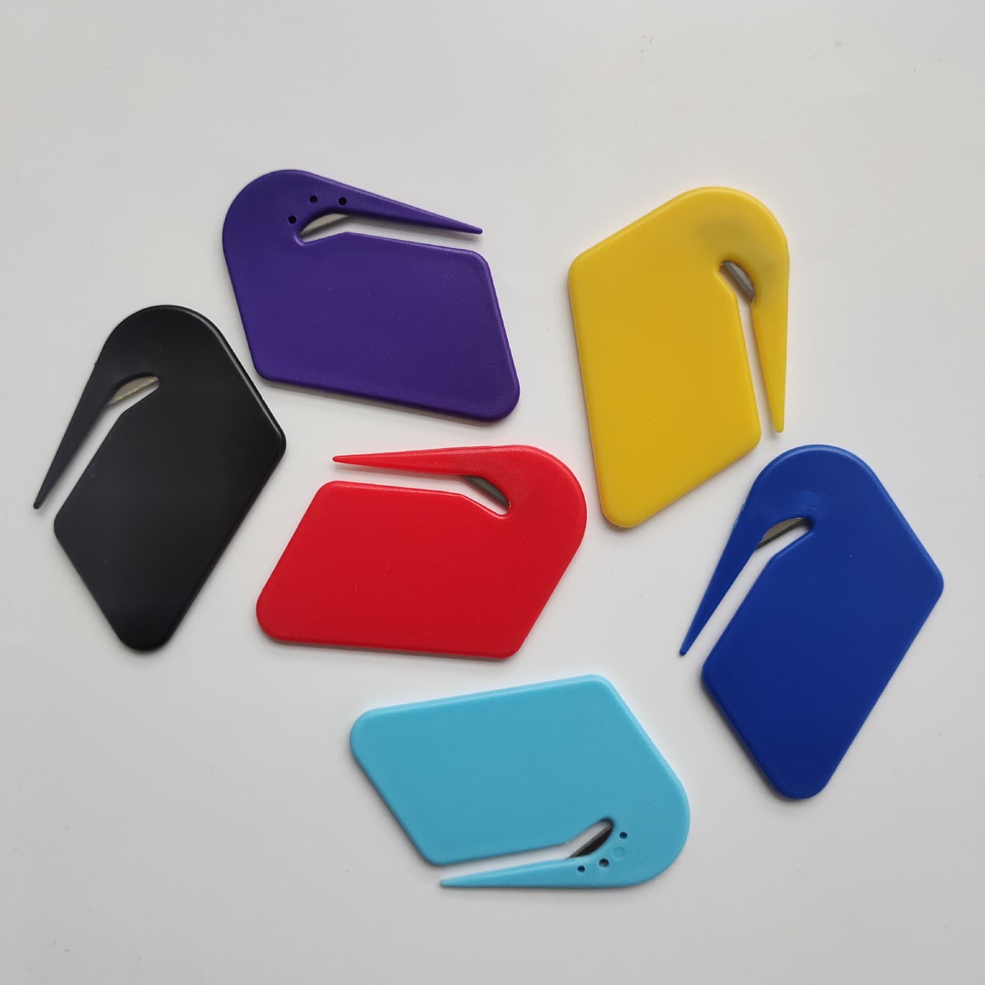 Mattress Film Cutter Plastic Letter Opener Rubber Envelope Knife Unboxing Knife Portable Shaped Promotional Gift Printed Logo