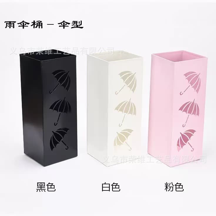 Cross-border umbrella holder, dried flower holder, hall decoration, fishing rod storage bucket, newspaper storage, metal umbrella rack, wholesale available.