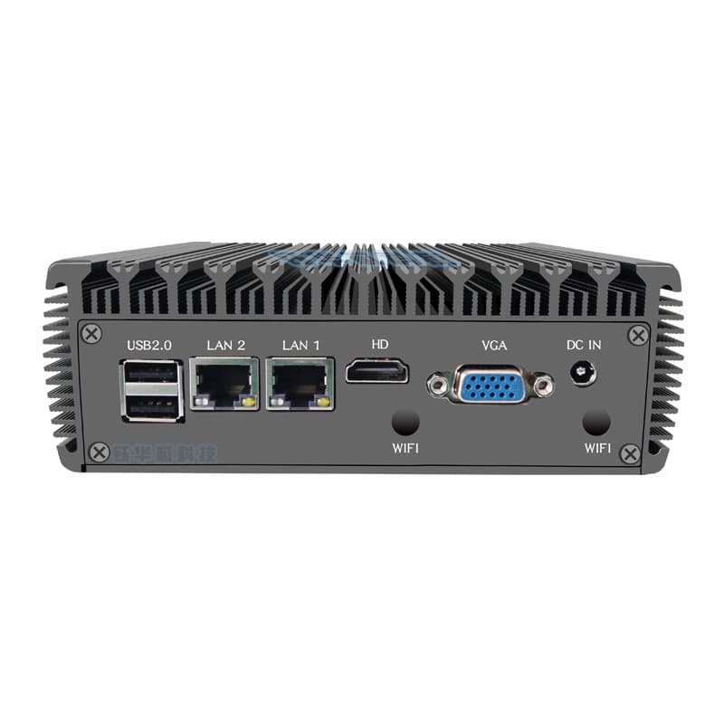 New Unattended Mini Industrial PC N2840 Micro Industrial Computer Dual Network Dual Serial Embedded Industrial Computer