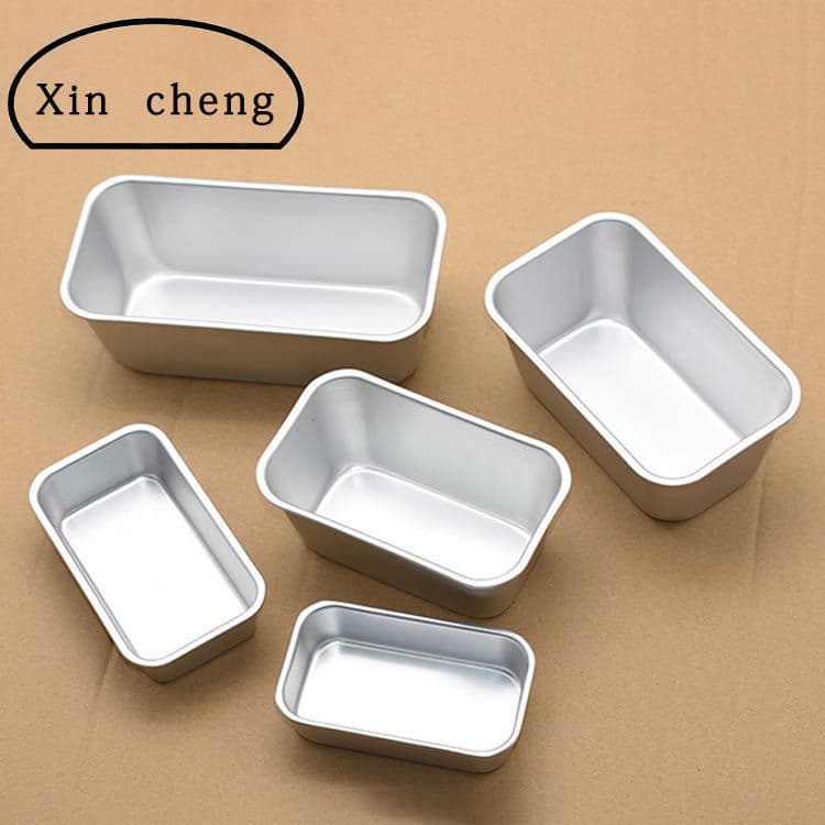 Xincheng Square Bread Mold Box Aluminum Alloy Toast Mold DIY Baking Cake Mold Non-Stick Bread Mold