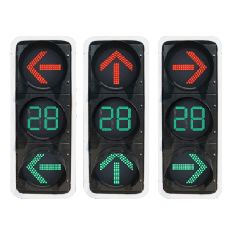 Factory Direct Traffic Signal High Brightness LED Arrow Full Screen Light Road Intelligent Traffic Signal Light Custom