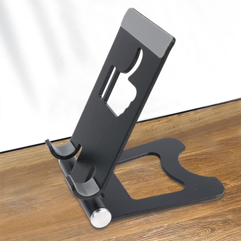 Creative Single-Fold Portable Desktop Phone Stand, Adjustable Phone and Tablet Stand for Live Streaming, Photography, and Movie Watching
