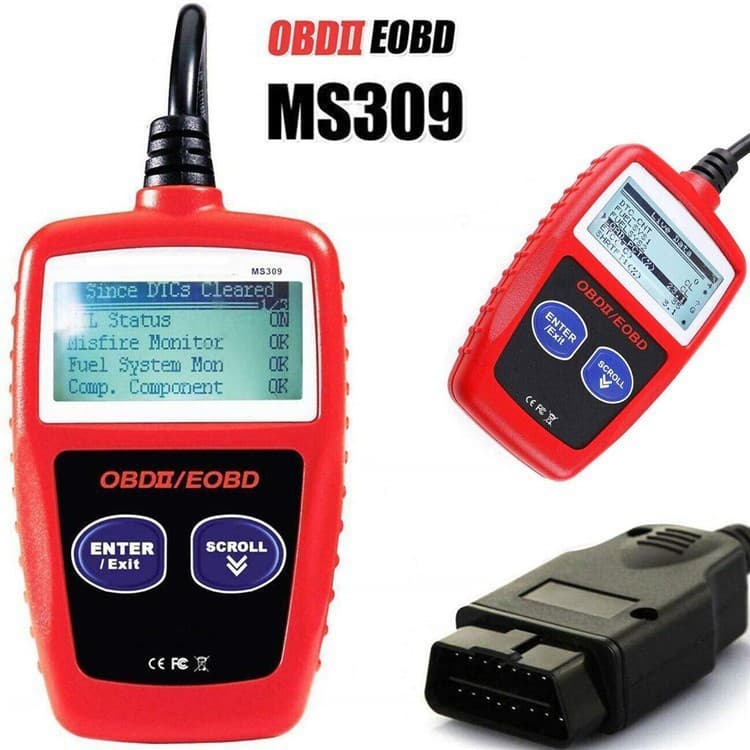 MS309 OBD2 CAN BUS Engine Reader car diagnostic instrument upgraded to 10 languages directly from the manufacturer