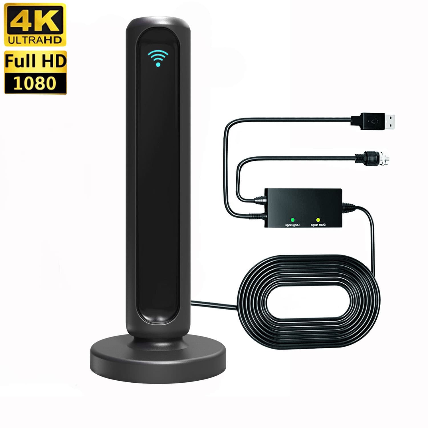 Amazon TK HDTV Antenna USA Indoor HD Digital 4K TV Antenna Terrestrial Wave Antenna Receiver