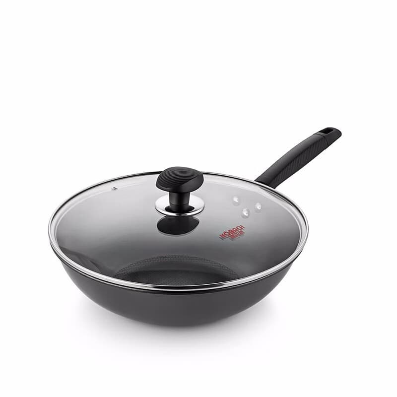 Jiaji Chuzhen Stainless Iron Pan LPB-JT32 High Quality Pure Iron Pan 32cm Insurance Bank Welfare Gift